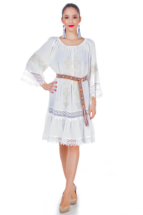 Rochie vascoza cu broderie freeshipping - Liza Panait Online Boutique